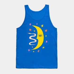 Moon Stars and Snake Tank Top